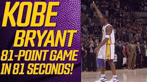 kobe 81 point game|Kobe Bryant 81 Point Game Complete Box Score .